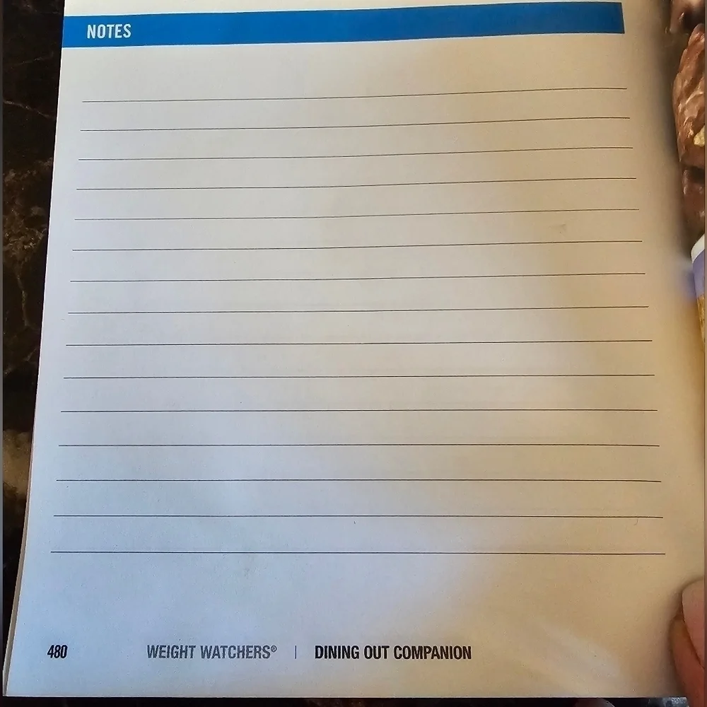 Weight Watchers Dining Out Companion Book